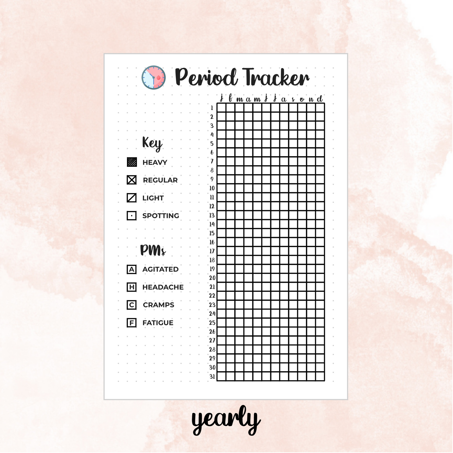 Period Tracker Page