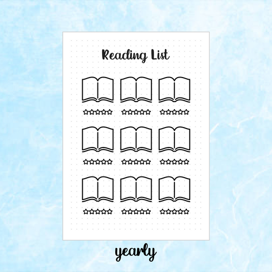 Digital Download PDF Reading List Page