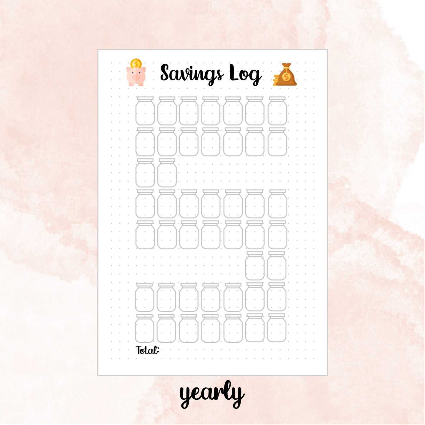 Savings Log Page